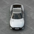 Hyundai Pony Coupe Concept EV rendering by wrd.wrld on car.design.trends