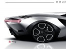 Modern Lamborghini Countach Rendered