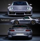 Modern Porsche 918 Rendering Looks Like the Perfect AMG GT Rival