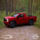 Removable Top GMC Jimmy Sierra AT4X rendering to reality by wb.artist20