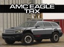 AMC Eagle revives Dodge Magnum for Ram 1500 TRX mashup rendering by jlord8