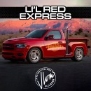 Modernized Dodge Li’l Red Express Ram 1500 rendering by jlord8