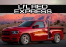 Modernized Dodge Li’l Red Express Ram 1500 rendering by jlord8