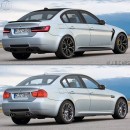Modernized E90 BMW M3 rendering