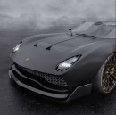 Lamborghini Miura "Carbonio" rendering by Anderson Tomazoni