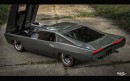 Modernized Plymouth GTX rendering