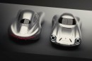 Modernized Porsche Type 64 "Electric Teardrop" rendering