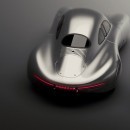 Modernized Porsche Type 64 "Electric Teardrop" rendering