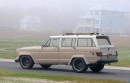 Modified 1966 Jeep Wagoneer with Vortec V8 swap