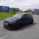 Modified Peugeot 308 GTi Has Giant Wing, Carbon Steering Wheel