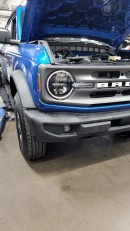 10-mile 2022 Ford Bronco with a burned clutch