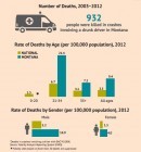 Drunk driving statistics from the Center for Disease Control (years 2003-2012)