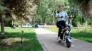 The Mopet is a tiny, lightweight and foldable moped designed around your pet