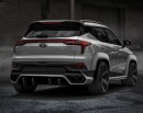 Moskvitch D3 Turbo CUV rendering by ildar_project