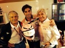 Giacomo Agostini signed the Stop Cancer helmet