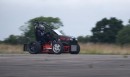 This is Mowabusa, officially the fastest lawnmower in the world after hitting 143 mph