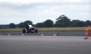 This is Mowabusa, officially the fastest lawnmower in the world after hitting 143 mph