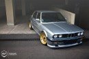 BMW E30 3 Series on BBS Wheels