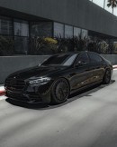 Mercedes-Benz S 580 murdered out full-face AL13s