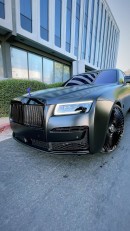 Factory-White Rolls-Royce Ghost morphs into Triple Black Ghost by Platinum Group
