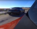 Tesla Roadster II CGI acceleration run