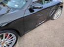Mustang Driver Crashes into His Brother's Porsche: Cayman damage