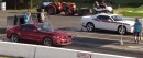 Ford Mustang GT Drag Races Dodge Challenger R/T