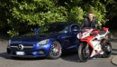 MV Agusta F4 RC and AMG GT with Leon Camier