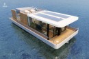 The MX.4 Houseboat is an all-electric, super-fancy houseboat you can call home (if you're rich)