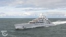 Azzam, designed and built by Lurssen Yachts, remains the world's longest at 180m (590ft)