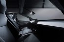 Tesla Cybertruck interior original concept