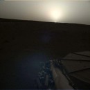 InSight captures sunset on Mars onthis sunset on Mars on April 25, 2019