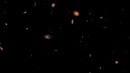 NASA visualization of the trip to a galaxy 13.4 billion years away