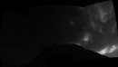 Black and white pictures of glowing clouds on Mars as captured by NASA Curiosity rover