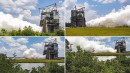 Artemis V RS-25 engines hot fire test