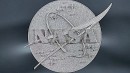 NASA logo made in GRX-810
