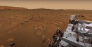 NASA Perseverance rover used its Mastcam-Z imaging system to take 360-degree panorama of Van Zyl Overlook region on Mars