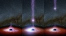 Flare of X-rays around a black hole