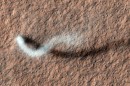 Dust devil captured by NASA's Mars Reconnaissance Orbiter
