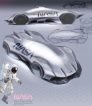 "NASA" supercar rendering