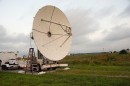 Microwave dish transmitter used in the Navy test