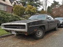 Neglected Plum Crazy 1970 Dodge Charger R/T 440 rusting in Washington