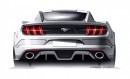 2015 Ford Mustang sketches