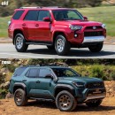 2025 Toyota 4Runner old vs. new