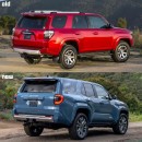 2025 Toyota 4Runner old vs. new