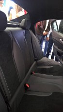 2016 Alfa Romeo Giulia rear seats (QV model)
