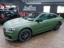 New Audi A7 Gets First Wrap and It's Matte Army Green