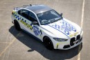 BMW M3 police car