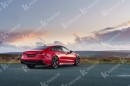 Corvette Avant station wagon and Sportback liftback sedan rendering by KDesign AG
