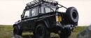 Land Rover Defender 90 Vs Tesla-Powered classic Defenders tug-of-war